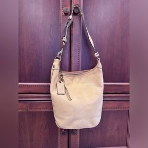 COPY - Vintage Coach Bleeker Tattersall Bucket Bag XL